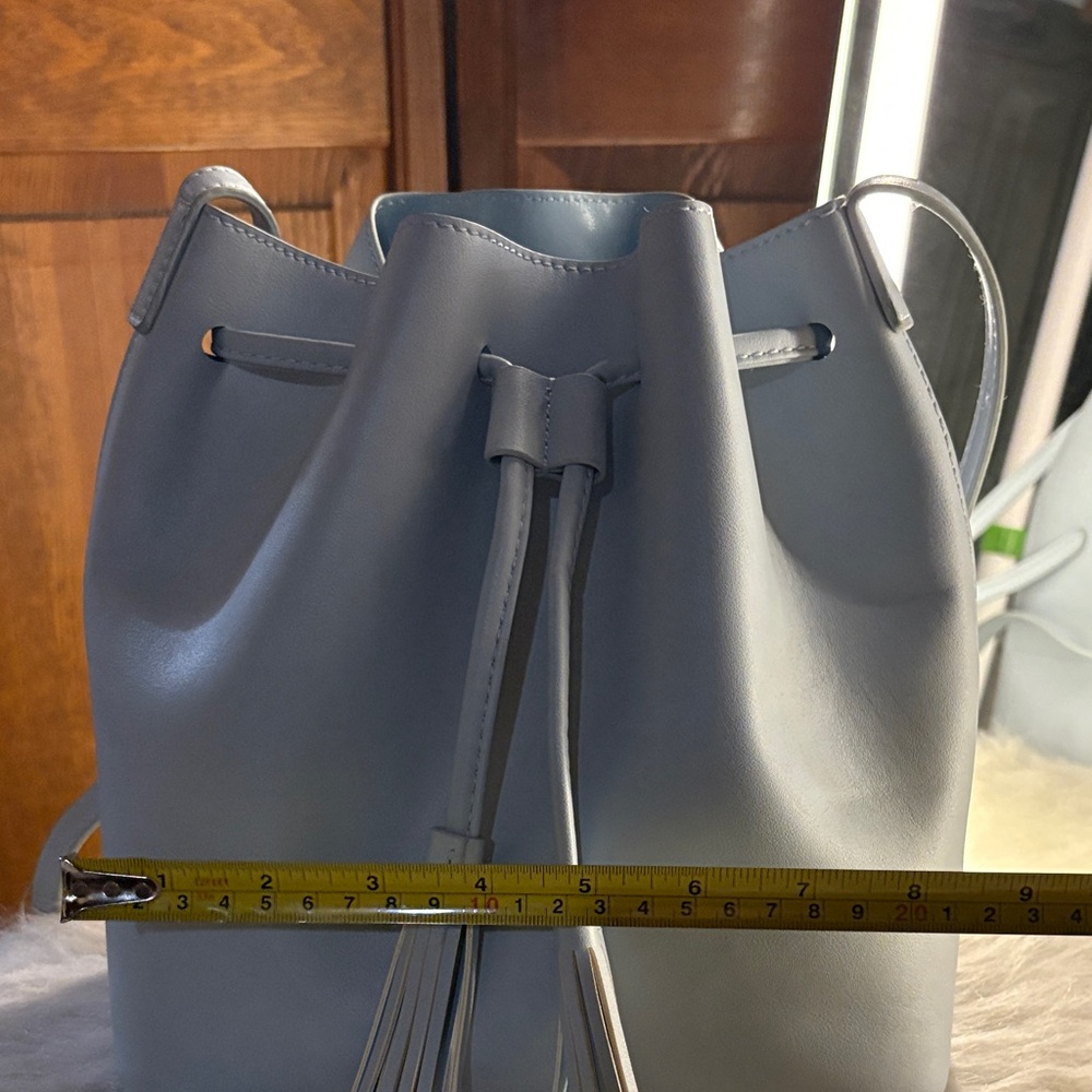Elegant Baby blue J Crew Bucket Bag - Picture 5 of 6